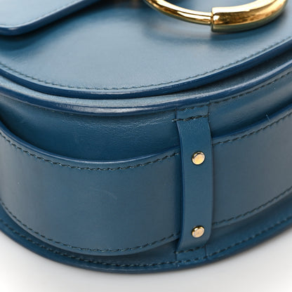 Chloe Calfskin Suede Small Tess Bag Vinyl Blue 6 of 7
