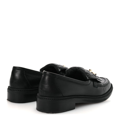 Chanel Lambskin Quilted CC Turnlock Loafers 37 Black 37 Black 5 of 13