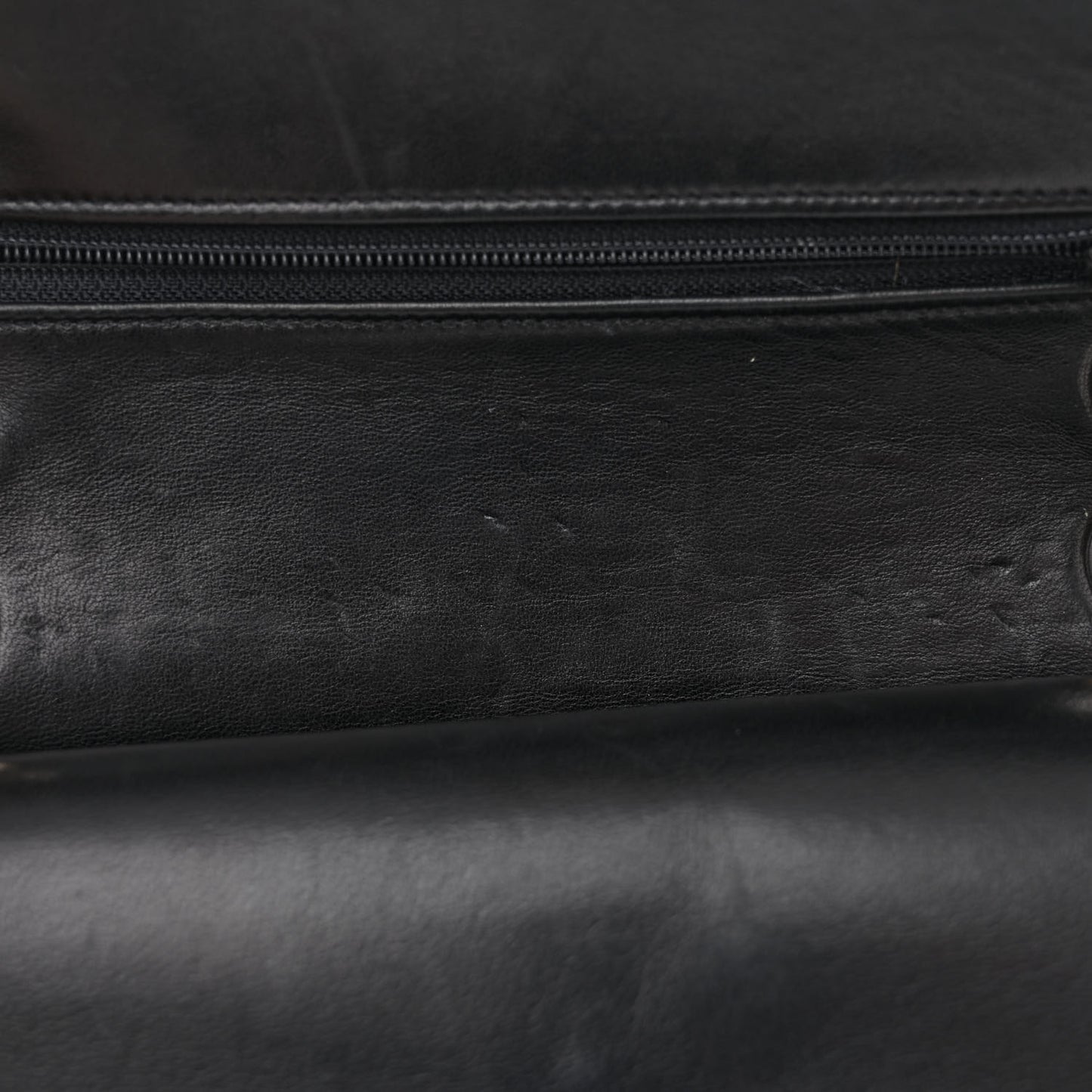 Lambskin Quilted Small Double Flap Black
