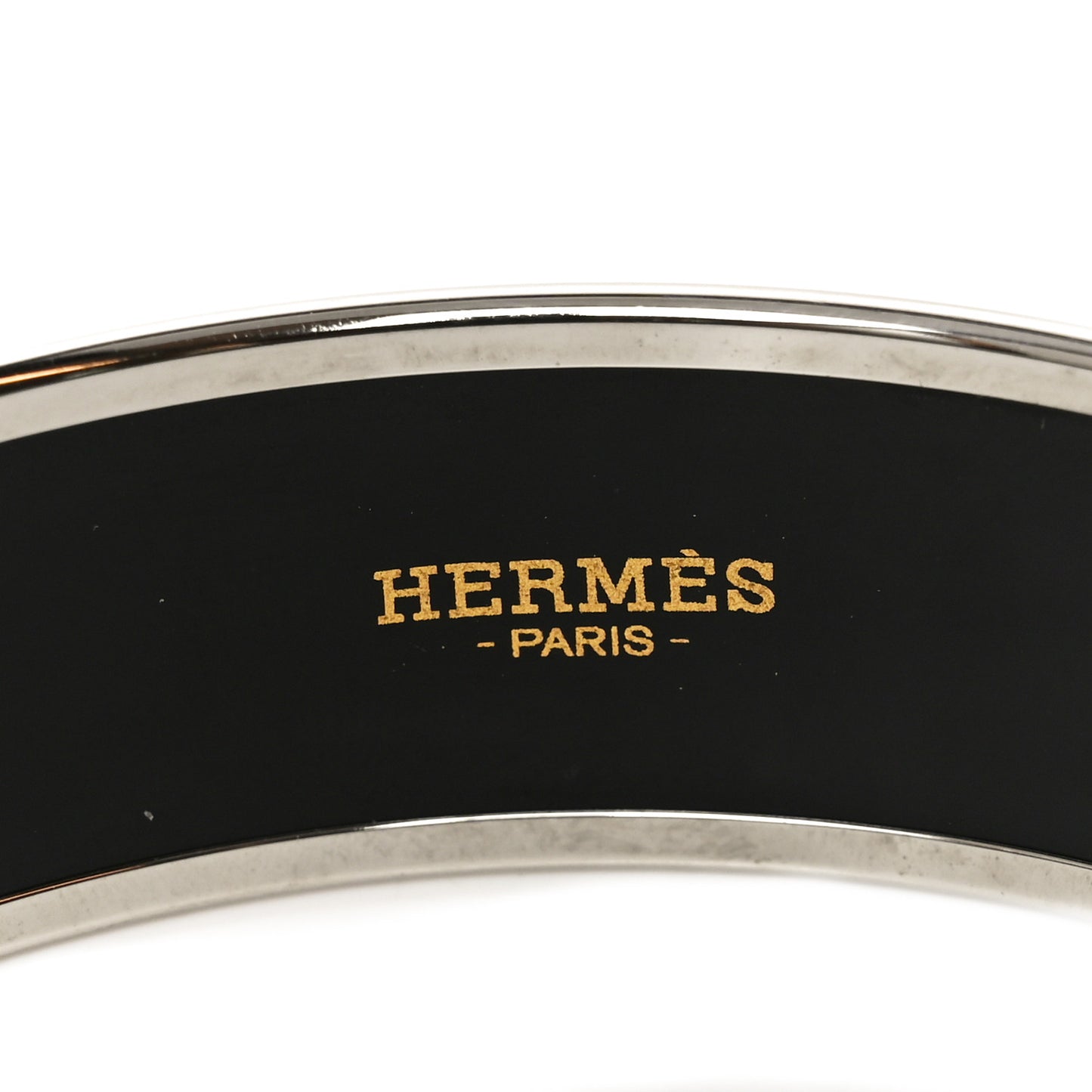 Enamel Printed Caleche Medium Bracelet 70 Rose Ronsard