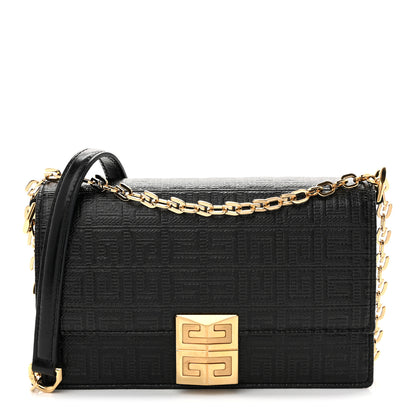 Givenchy 4G Coated Canvas Small Chain Shoulder Bag Black 1 of 13