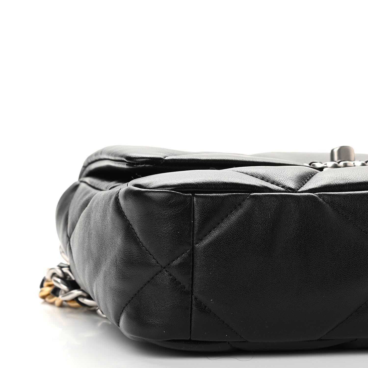 Chanel Lambskin Quilted Medium Chanel 19 Flap Black 10 of 11