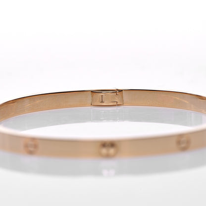 Cartier 18K Yellow Gold Small LOVE Bracelet 17 8 of 10