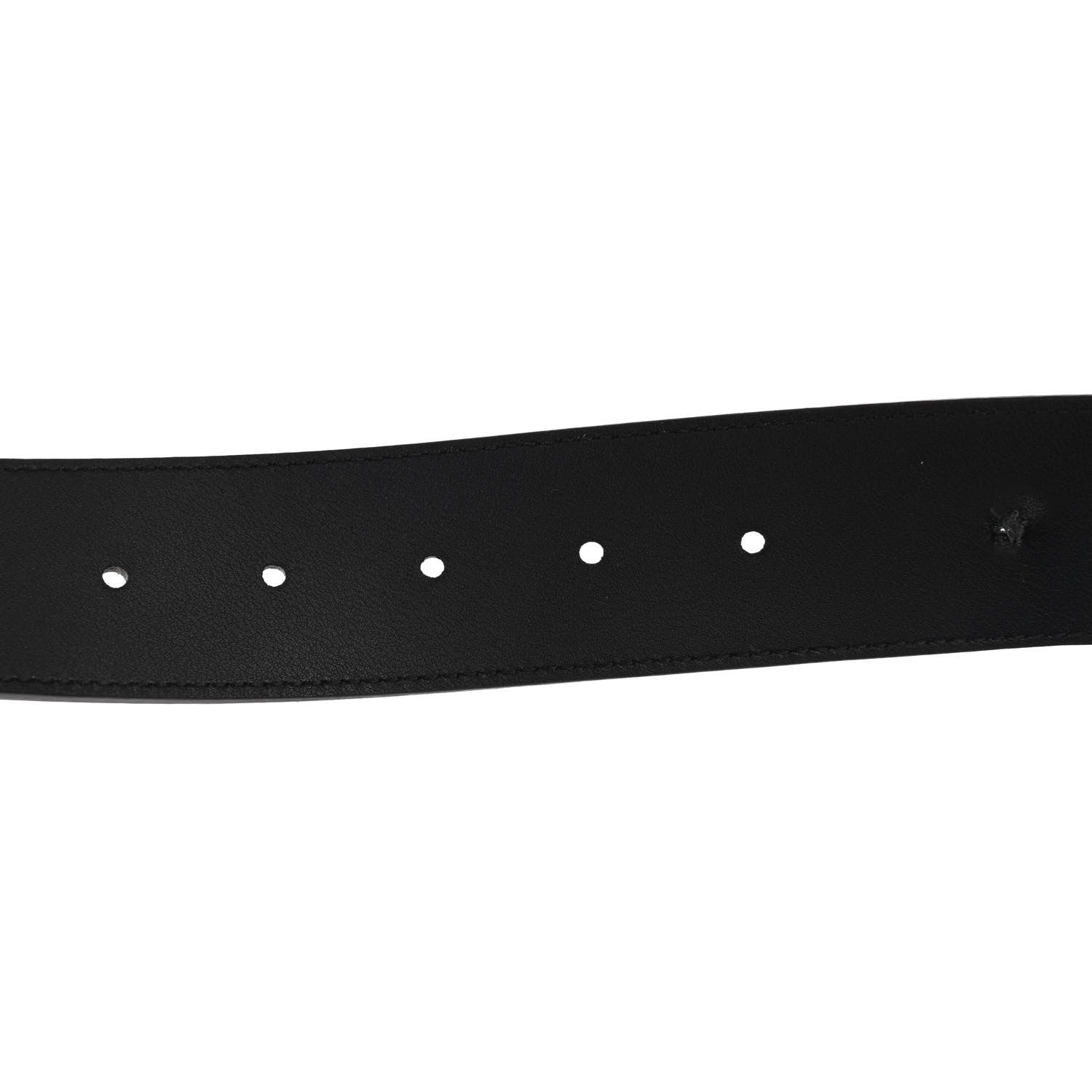 Gucci Textured Calfskin Double G 40mm Belt 90 36 Black 4 of 7