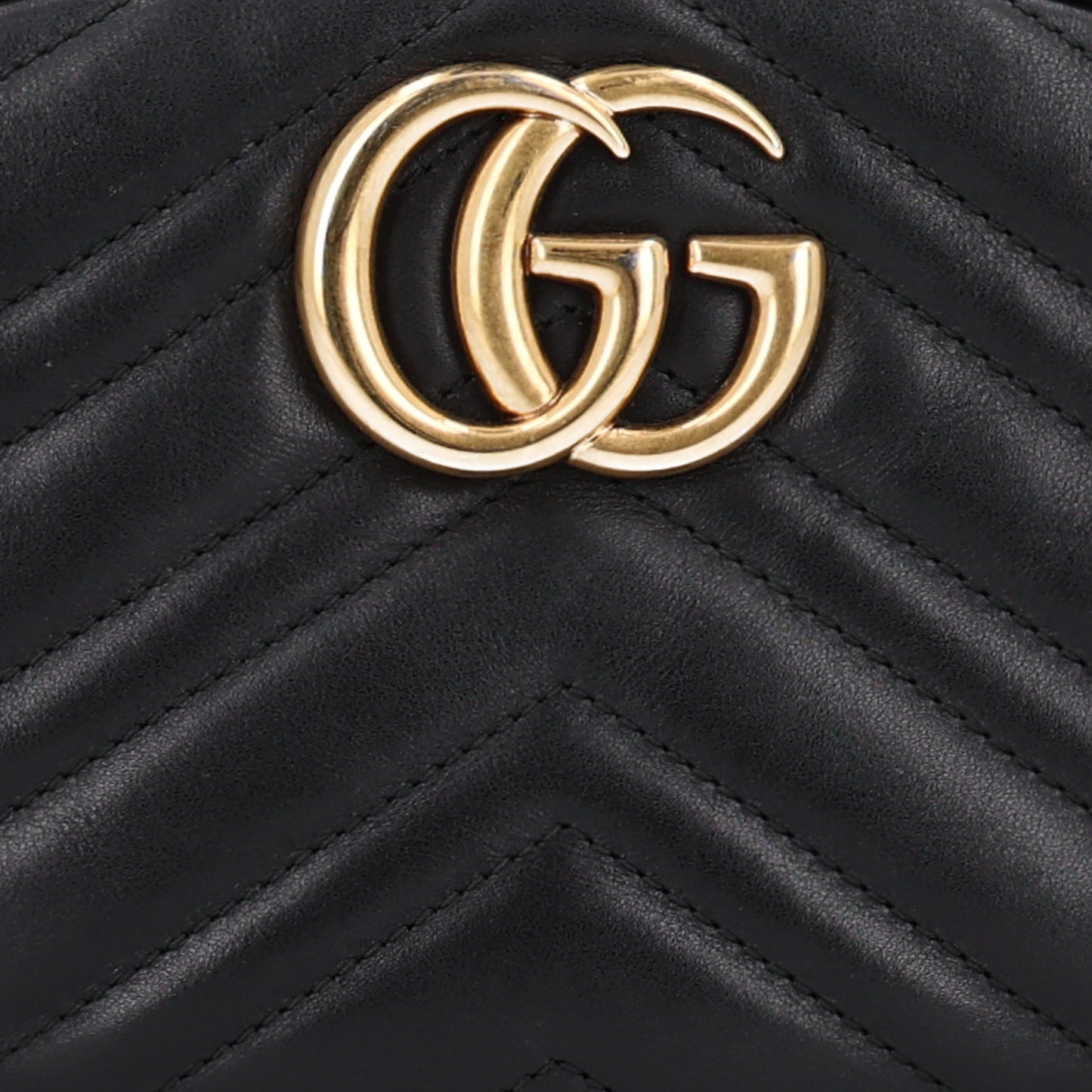 Calfskin Matelasse GG Marmont Belt Bag 75 30 85 34 Black