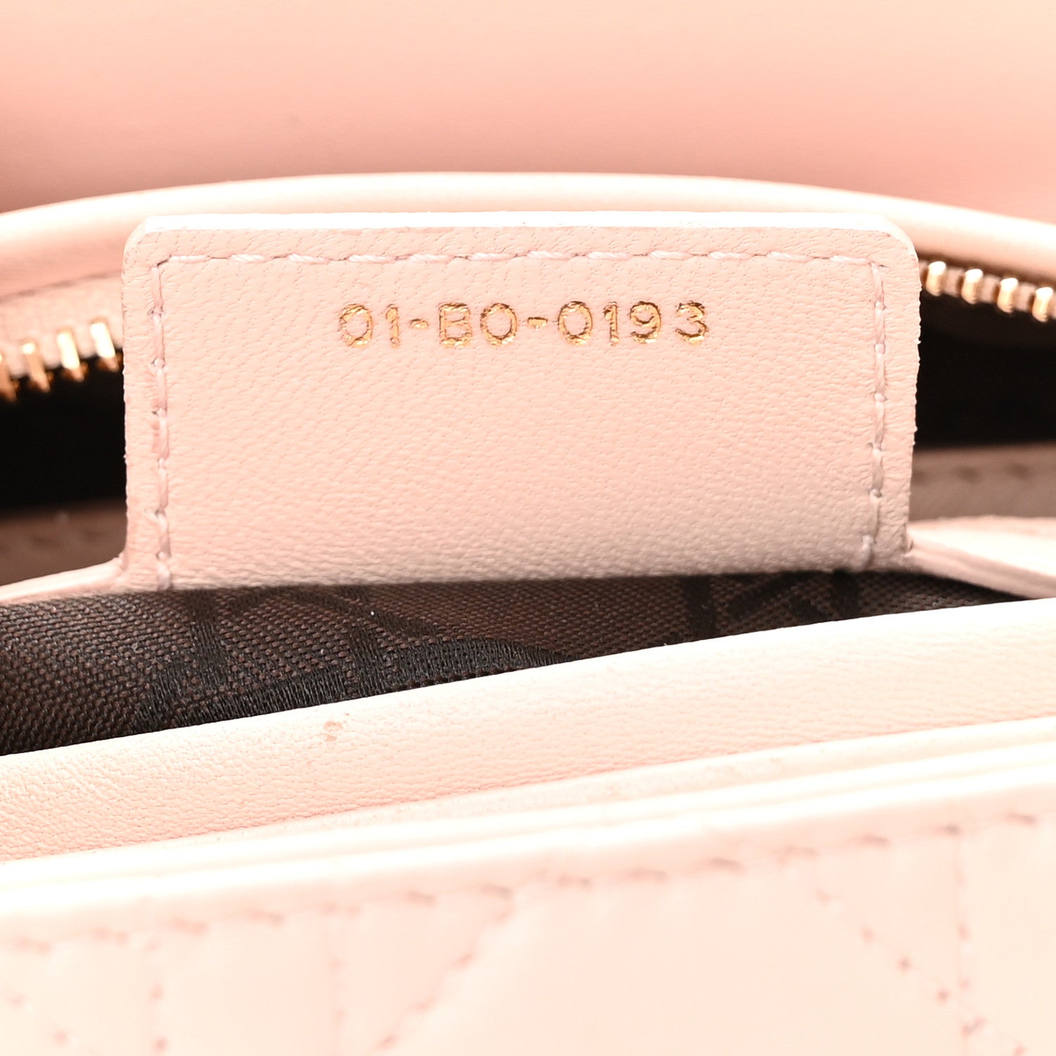 Christian Dior Lambskin Cannage Medium Lady Dior Light Pink 7 of 10