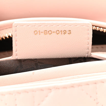 Christian Dior Lambskin Cannage Medium Lady Dior Light Pink 7 of 10