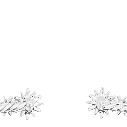 David Yurman Sterling Silver Diamond Petite Starburst Cable Bracelet 3 of 3