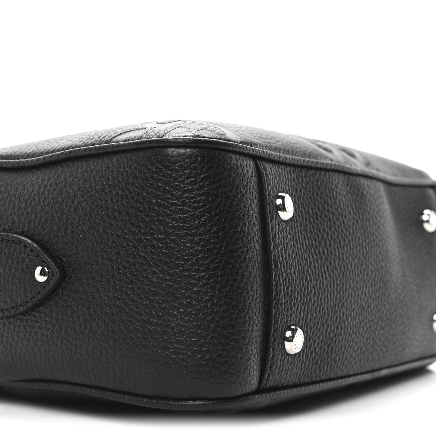 Piuma Calfskin Jumbo GG Embossed Medium Messenger Bag Black