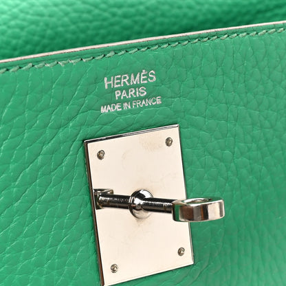 Hermes Taurillon Clemence Kelly Retourne 32 Menthe 6 of 10