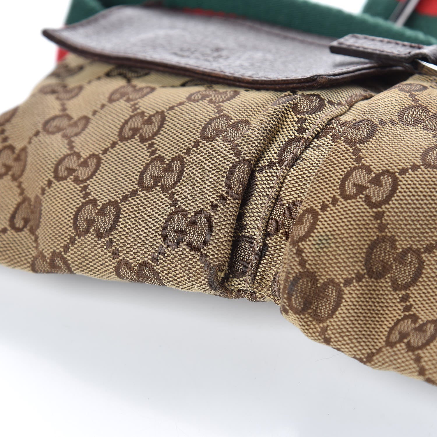 Gucci Monogram Web Belt Bag Dark Brown 9 of 20