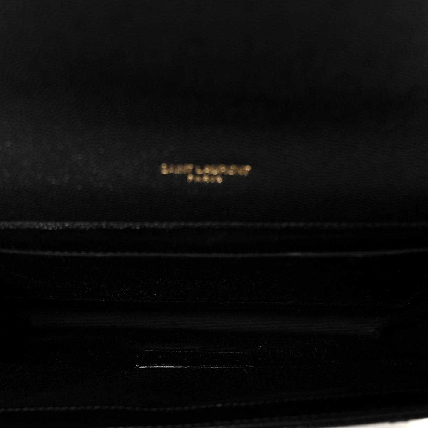 Grain De Poudre Textured Mixed Matelasse Triquilt Monogram Clutch Black