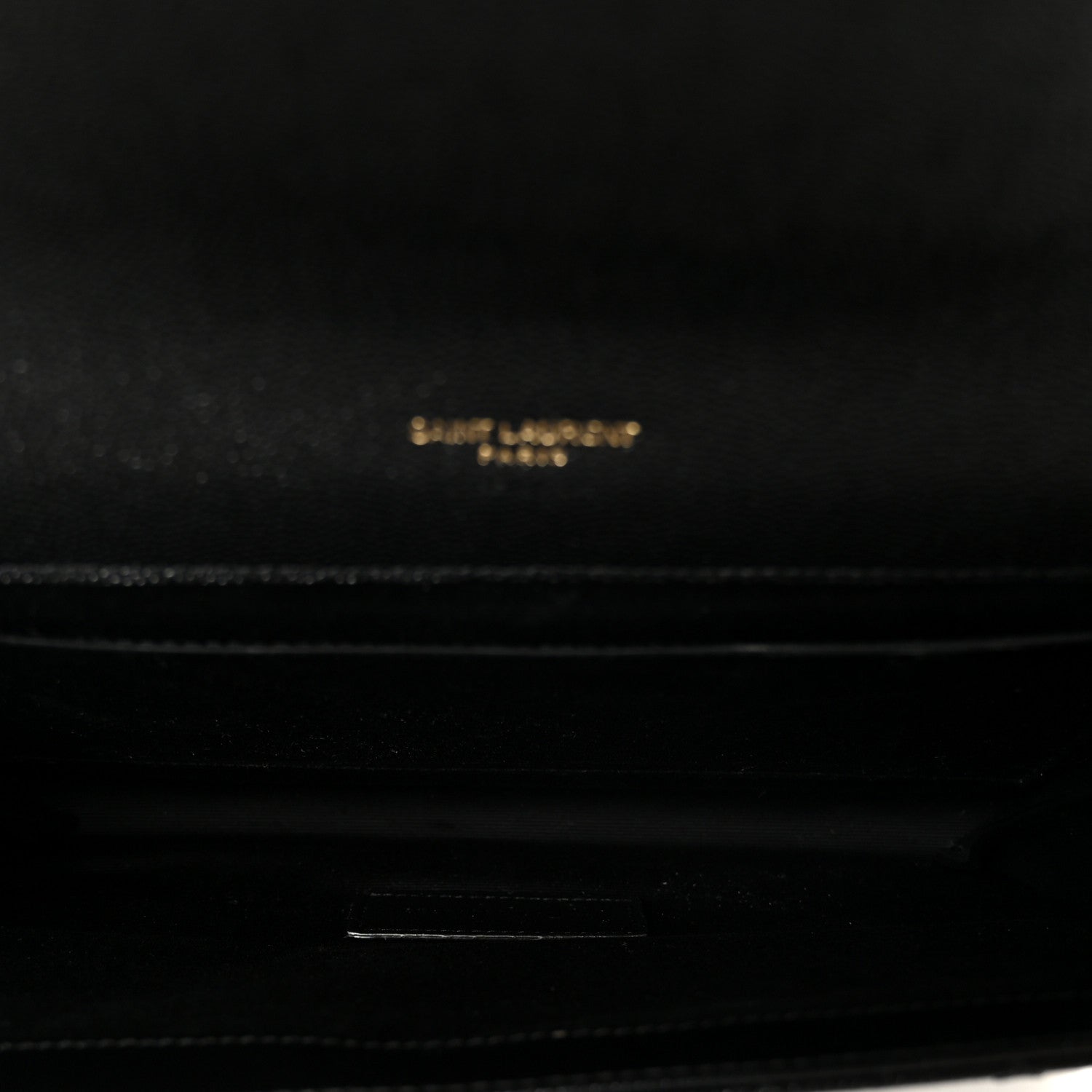 Saint Laurent Grain De Poudre Textured Mixed Matelasse Triquilt Monogram Clutch Black 5 of 9