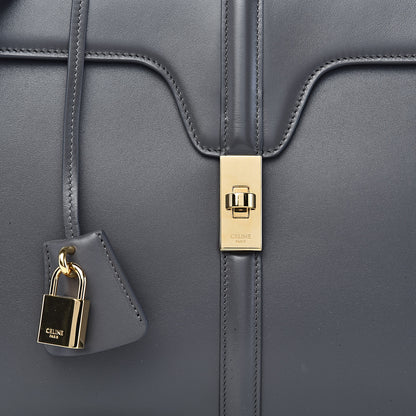 Celine Satinated Calfskin Medium 16 Top Handle Bag Grey 11 of 11