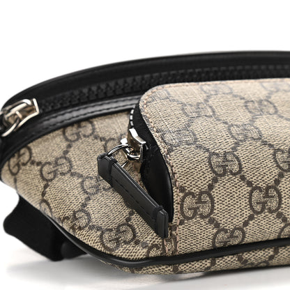 Gucci GG Supreme Monogram Belt Bag Black 9 of 11