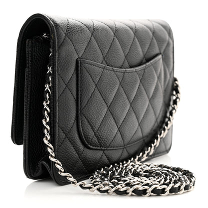 Chanel Caviar Quilted Wallet on Chain WOC Black 3 of 14