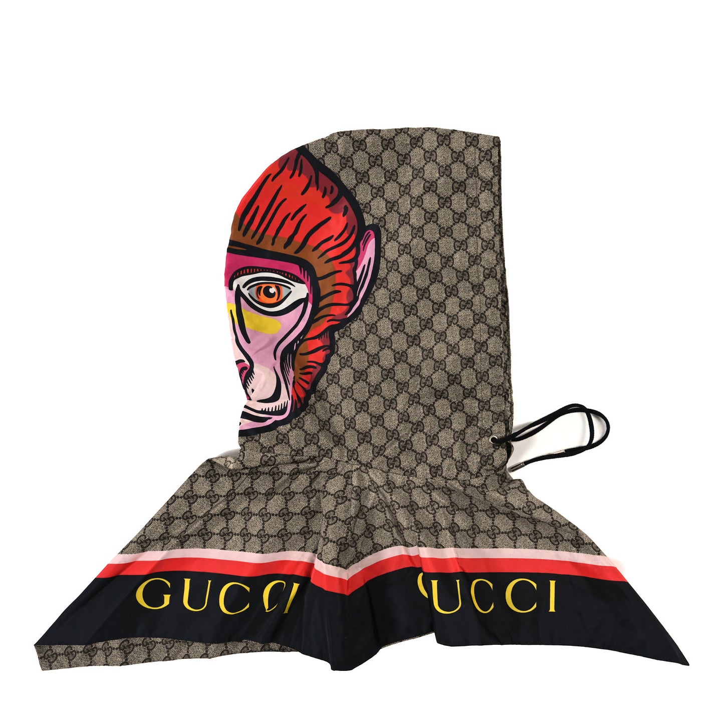 Polyamide GG Monogram Monkey Rain Hood