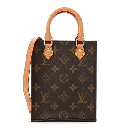 Louis Vuitton Monogram Petit Sac Plat 1 of 14