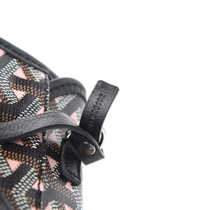 Goyard Goyardine Saint Louis Claire Voie PM Black Pink 9 of 10