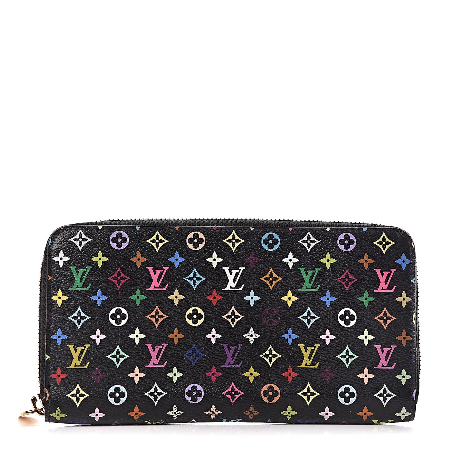 Monogram Multicolor Zippy Wallet Black Grenade