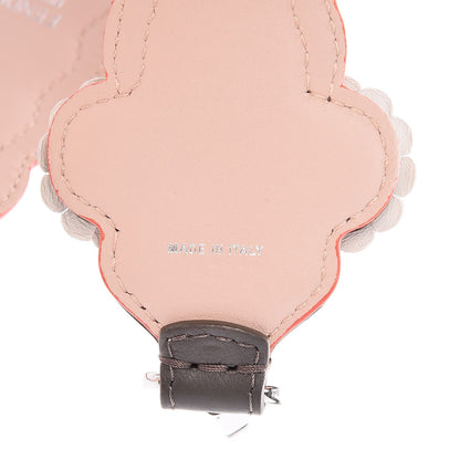 Fendi Vitello Dolce Nappa Hypnoteyes Bi-Color Scalloped Spike Studded Strap You Carbone Plaster White Multicolor 4 of 6