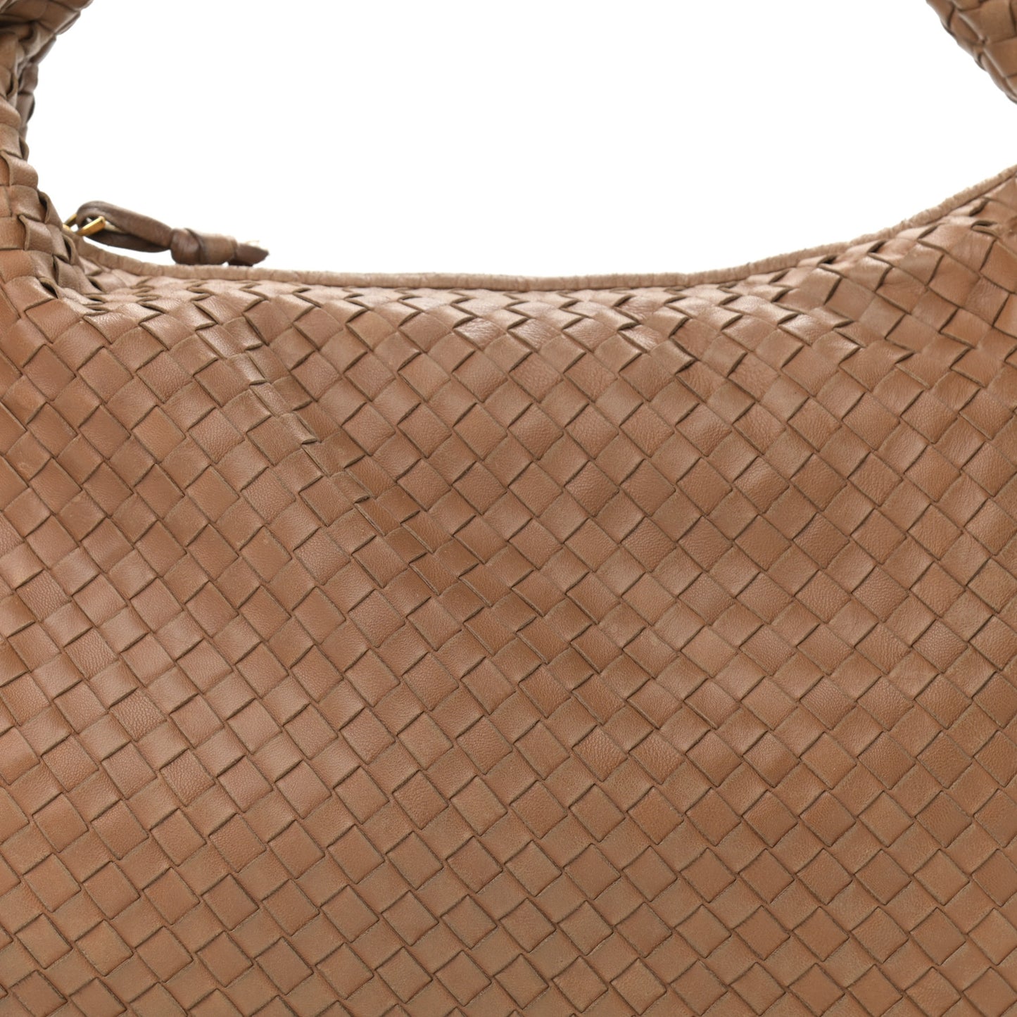 Nappa Intrecciato Large Veneta Hobo Noce