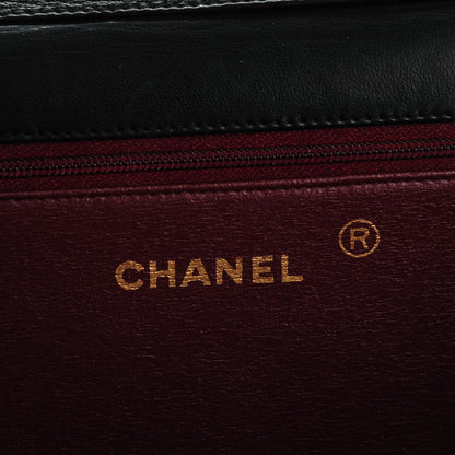 Chanel Lambskin Quilted Medium Single Flap Black 6 of 7