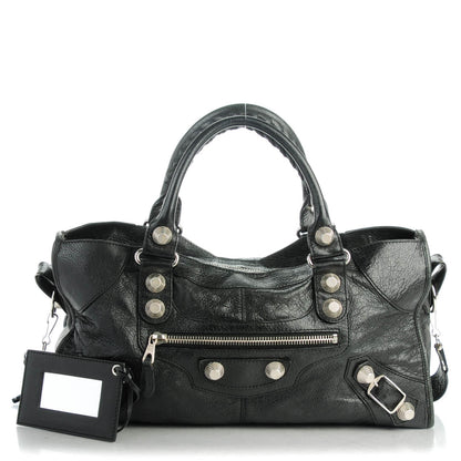 Balenciaga Agneau Giant 21 Silver Hardware Part Time Black 1 of 7