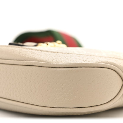 Gucci GG Supreme Monogram Textured Dollar Calfskin Mini Jackie 1961 Hobo Beige Mystic White Oatmeal 10 of 10
