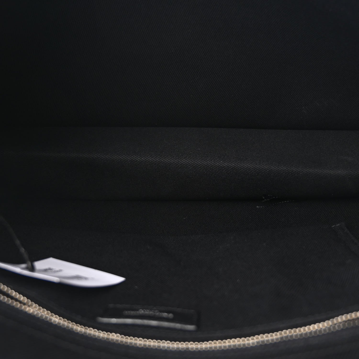 Saint Laurent Linen Calfskin Rive Gauche Tote Black 5 of 12