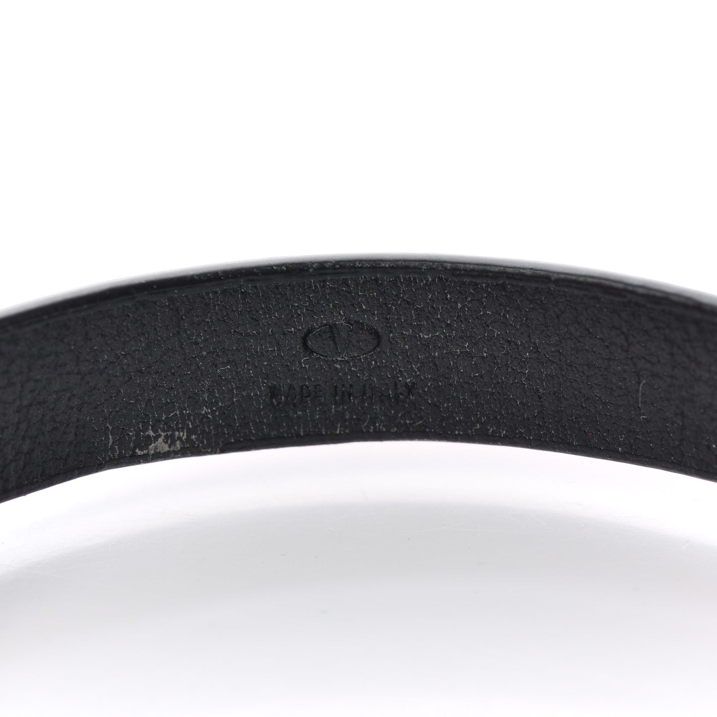Calfskin VLogo Bracelet Red