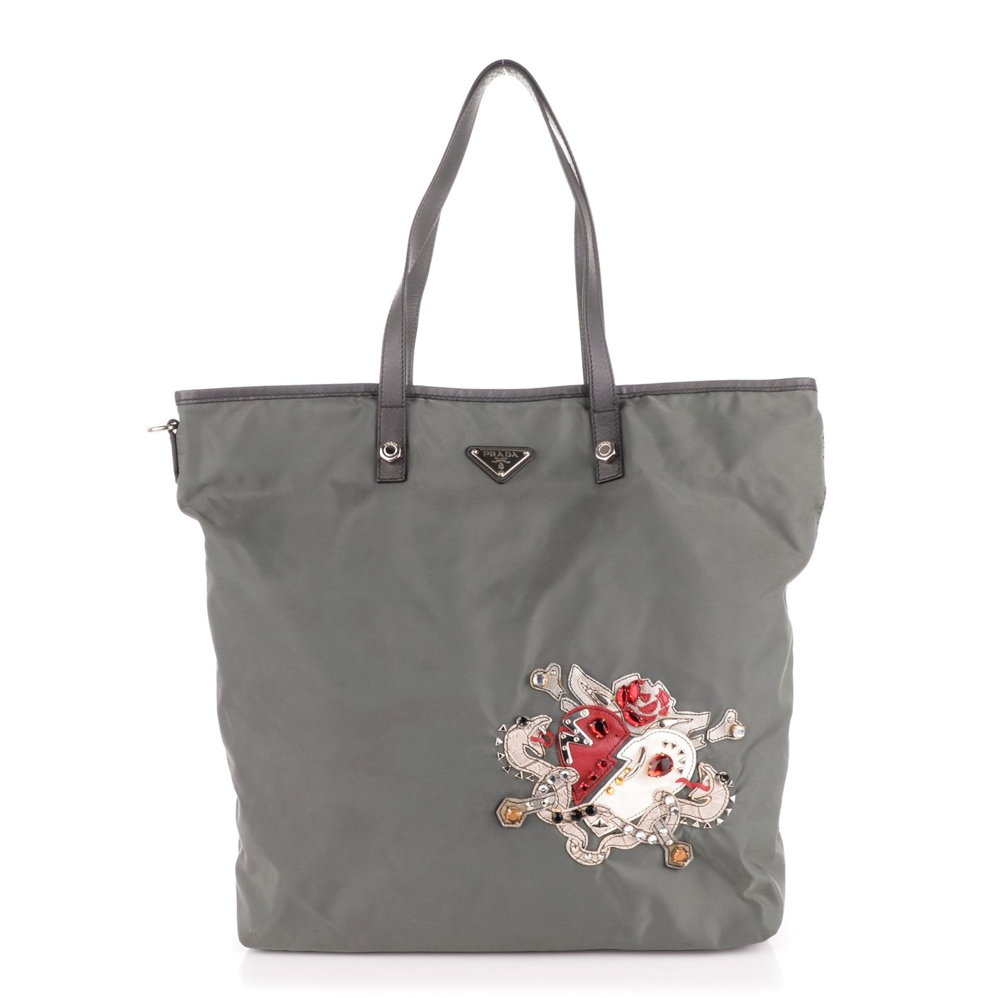 Tessuto Nylon Tattoo Tote Ardesia