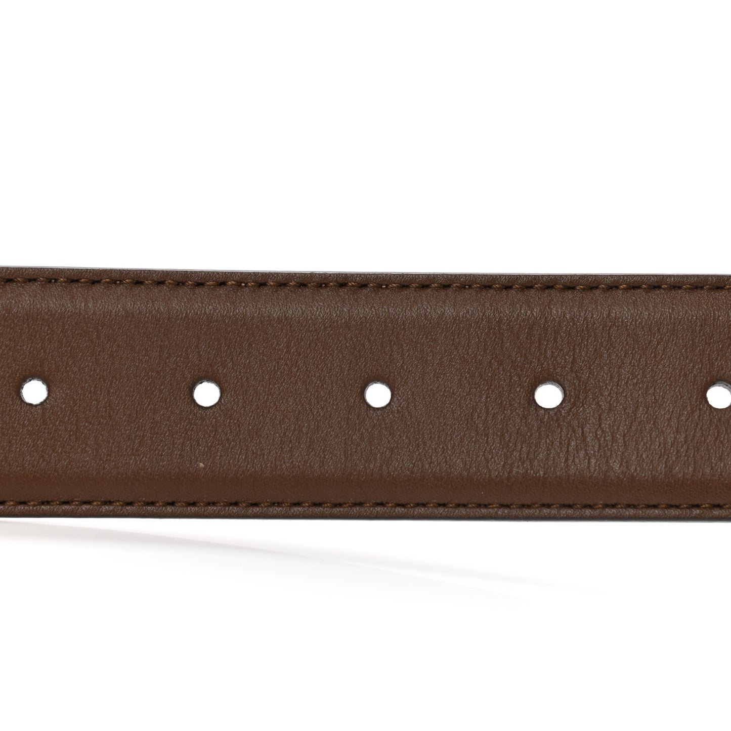 Calfskin Interlocking G 37mm Belt 75 30 Nut Brown