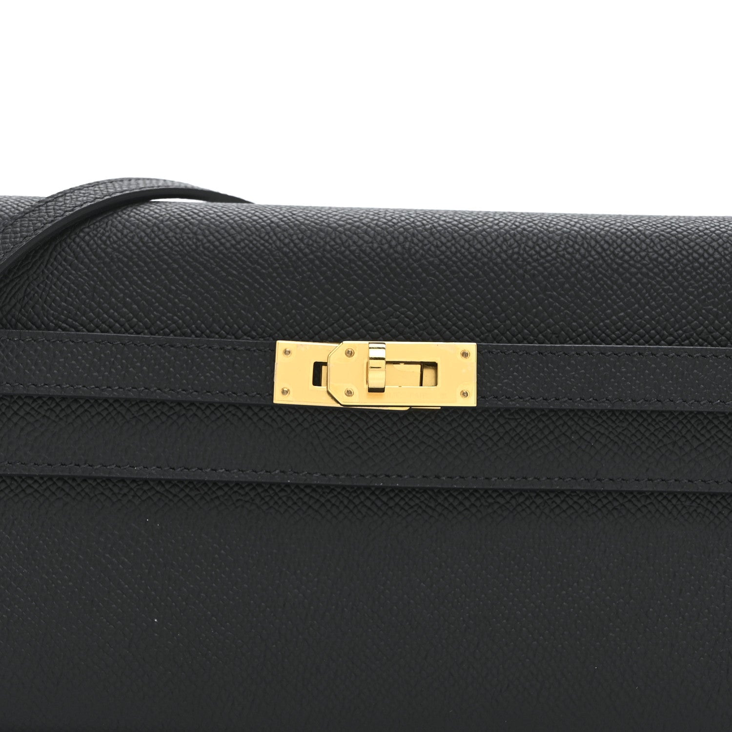 Hermes Epsom Kelly Wallet To Go Black 8 of 12