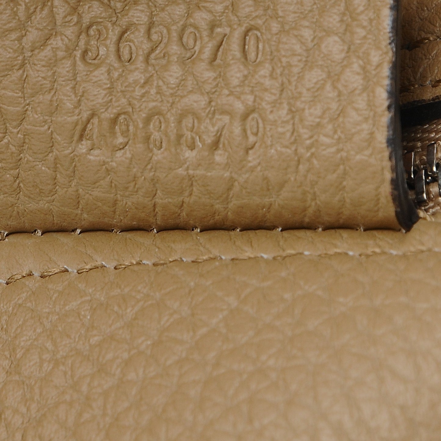 Soft Calfskin Medium Jackie Top Handle Bag Beige