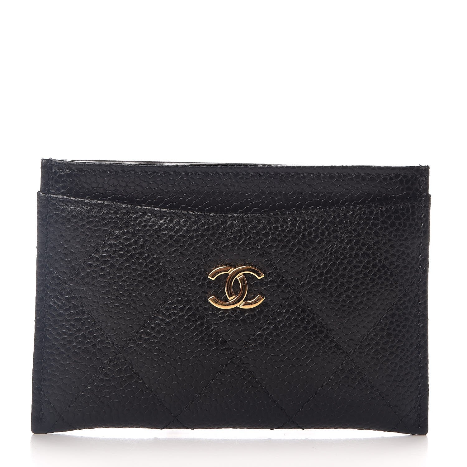 Chanel Caviar Quilted Card Holder Black 1 of 8