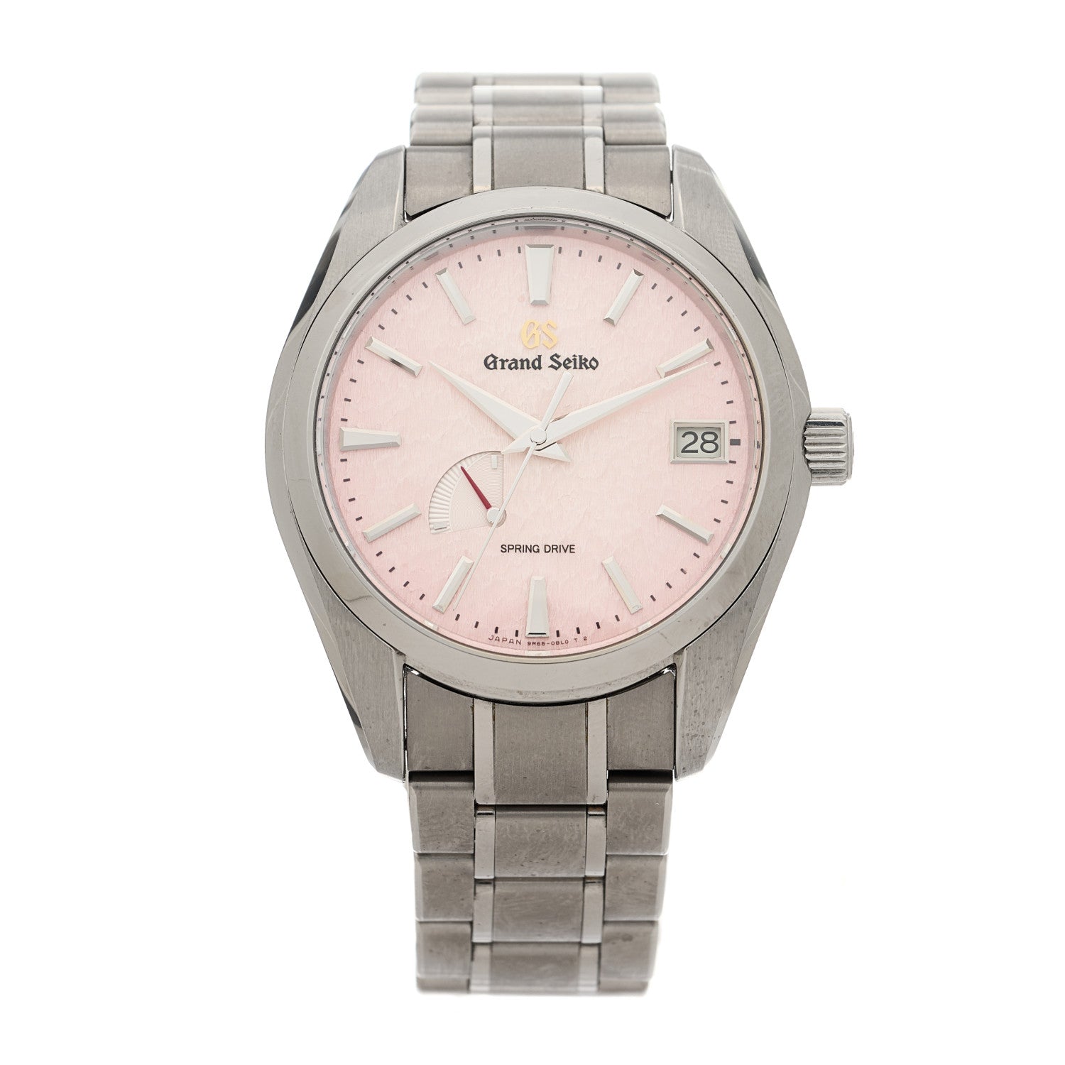 Grand Seiko Titanium 41mm Heritage Collection Automatic Watch Pink SBGA497G 1 of 5