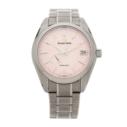 Grand Seiko Titanium 41mm Heritage Collection Automatic Watch Pink SBGA497G 1 of 5