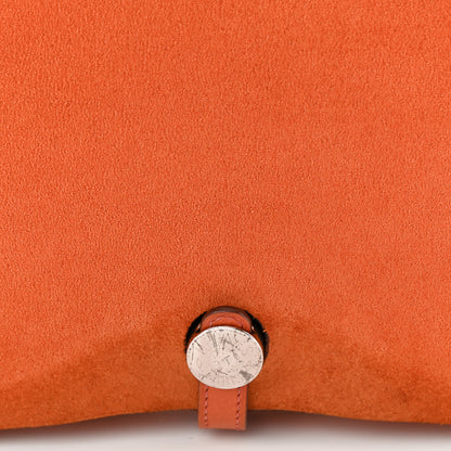 Hermes Vache Liegee Toile Sac Colorado MM Potiron 9 of 10