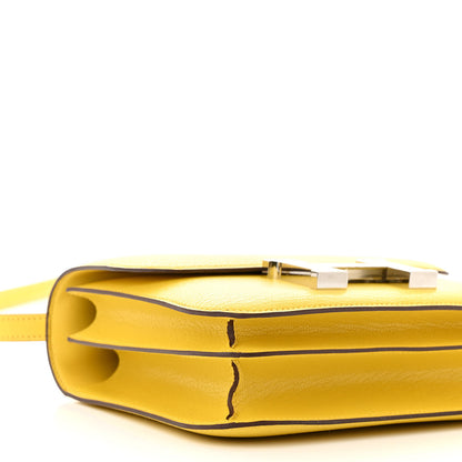 Hermes Chevre Mysore Constance 18 Jaune De Naples 10 of 14