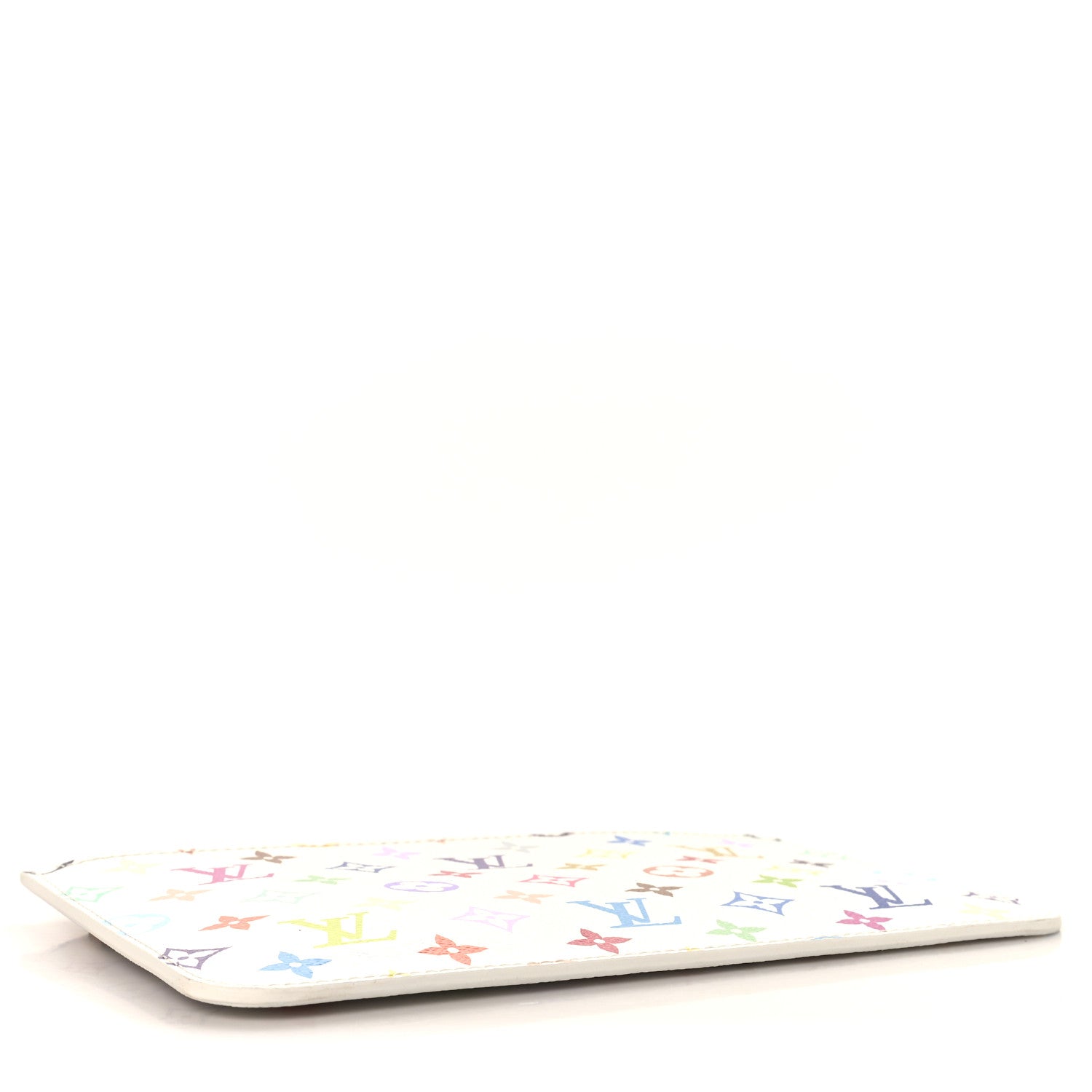 Louis Vuitton LV X TM Monogram Multicolor Neverfull MM Pochette White 4 of 6