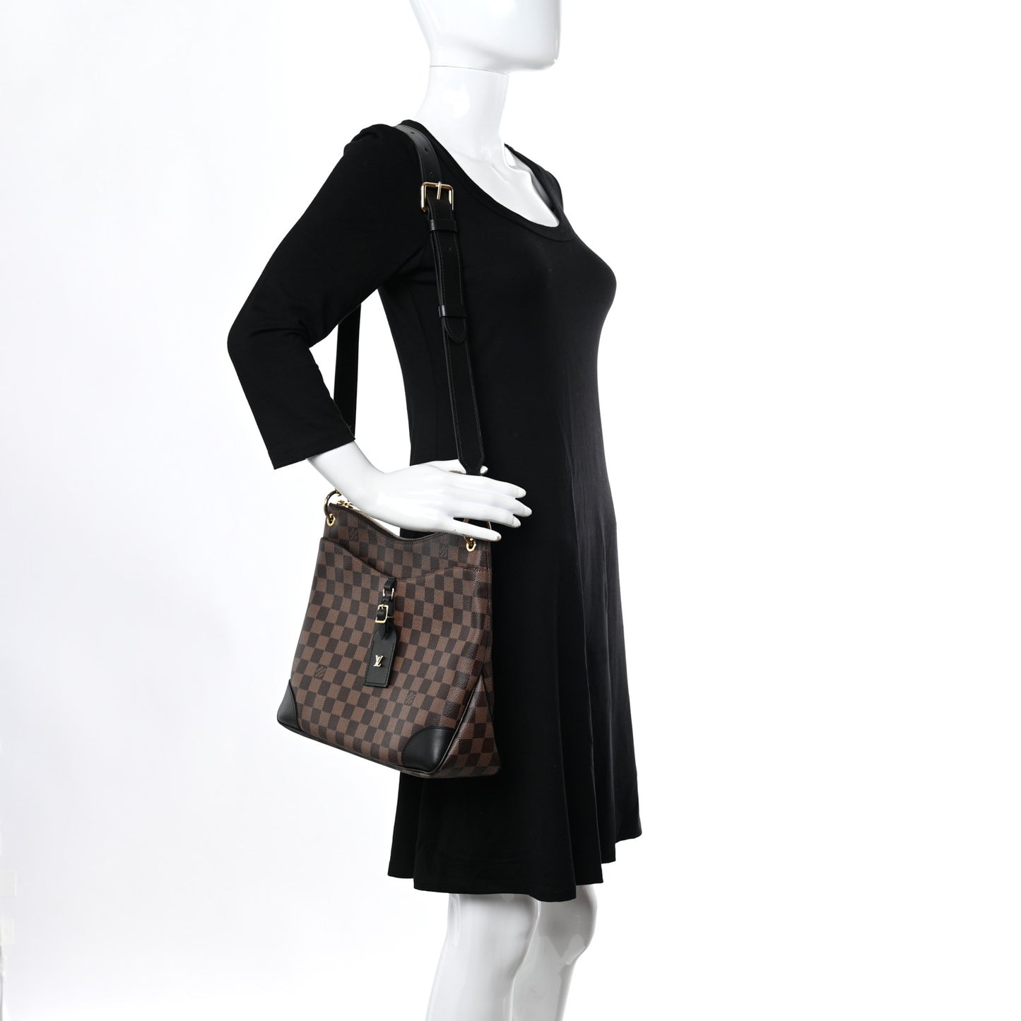 Damier Ebene Odeon MM Black