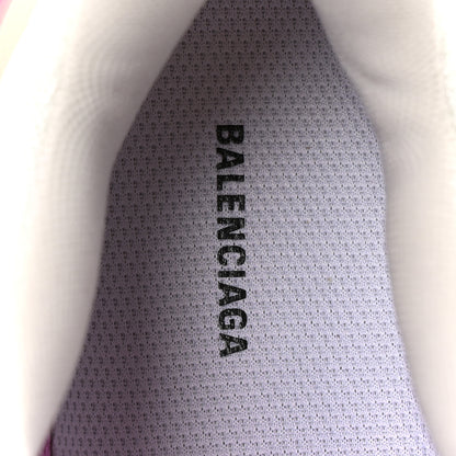 Balenciaga Fabric Mesh Clear Sole Womens Triple S Sneakers 37 White Pink 7 of 10