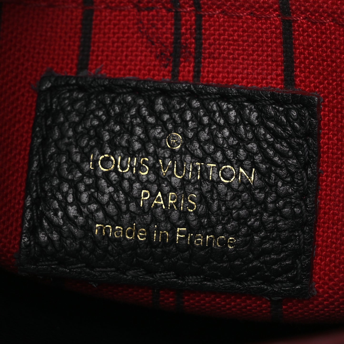 Empreinte Montaigne BB Marine Rouge