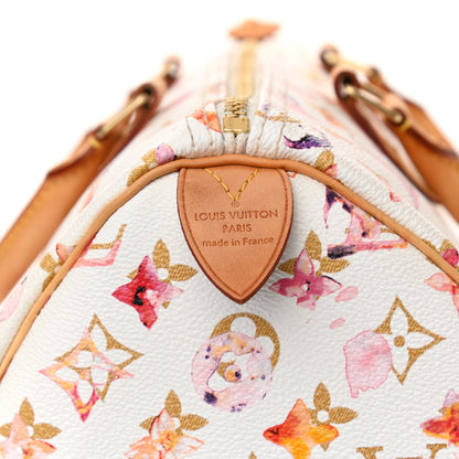 Louis Vuitton Watercolor Aquarelle Speedy 35 White 6 of 10
