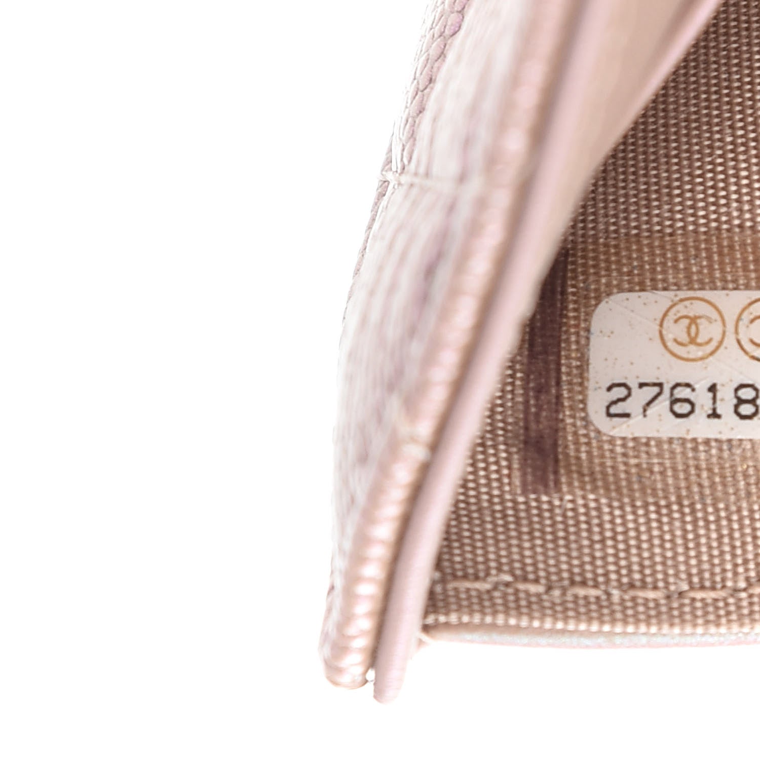 Chanel Iridescent Caviar Quilted Small Flap Wallet Beige 10 of 14