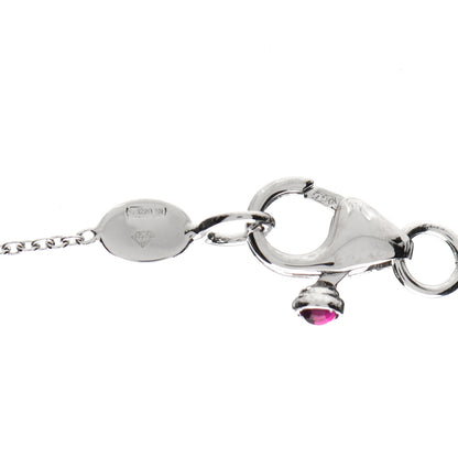 Roberto Coin 18K White Gold Diamond .25ctw Diamonds By The Inch Five Station Necklace 5 of 6