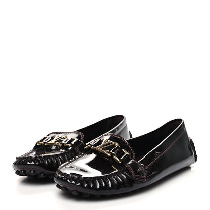 Louis Vuitton Patent Calfskin Oxford Loafers 41 Amarante 3 of 8