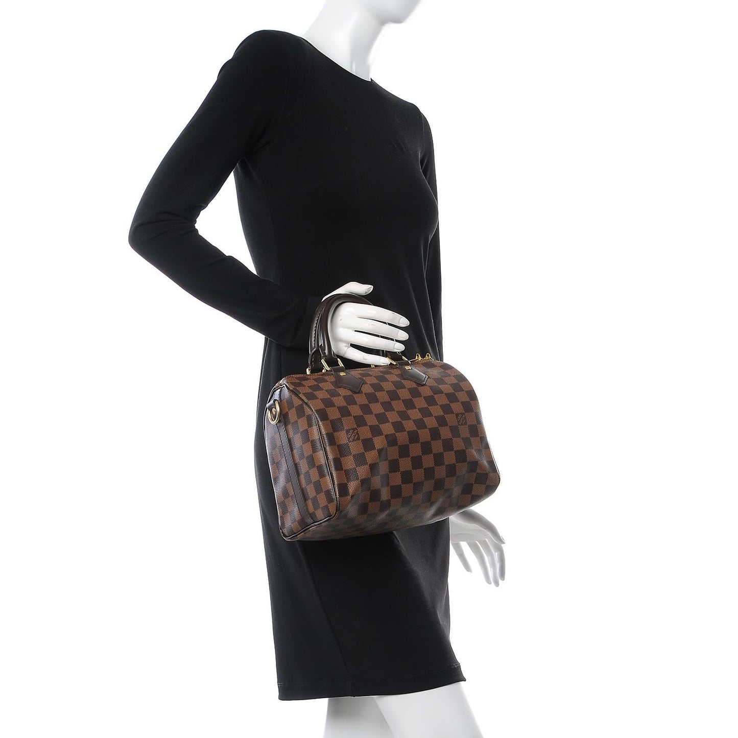 Damier Ebene Speedy Bandouliere 25