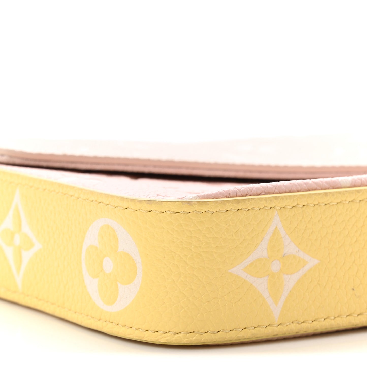 Empreinte Spring in the City Felicie Pochette Chain Wallet Pink Beige Yellow